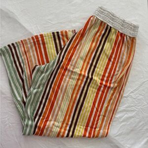 Striped Multicolor Kids Bottoms